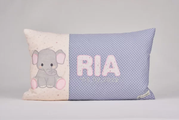 Personalisiertes Kissen Elefant