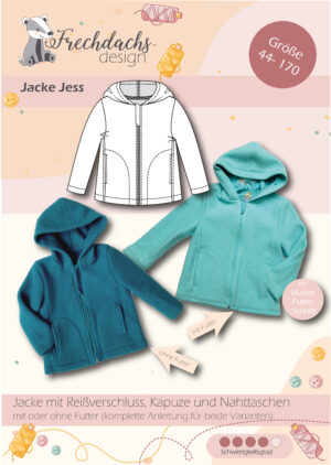 Schnittmuster Jacke Jess