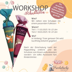 Nähkurs Schultüte Krefeld