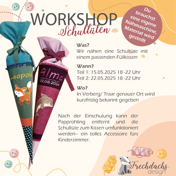 Nähkurs Schultüte Krefeld