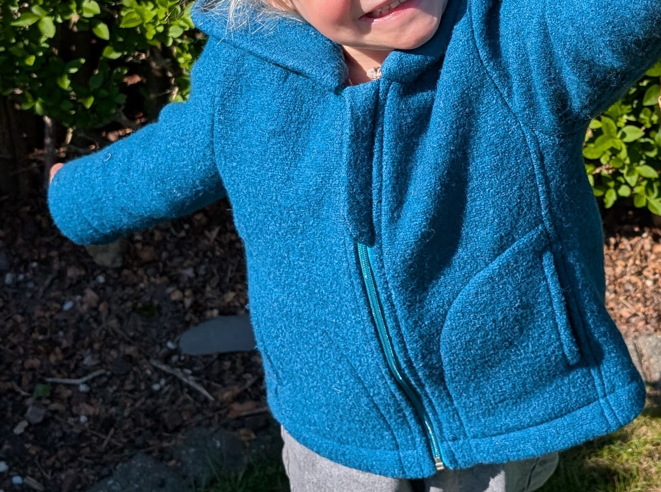 Kuschelige Walkjacke für Kinder