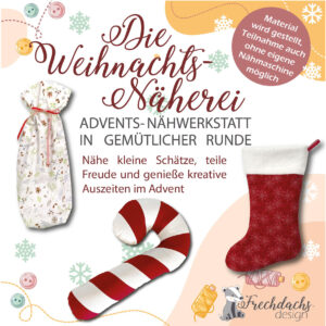 Nähkurs Weihnachtsnäherei in Krefeld