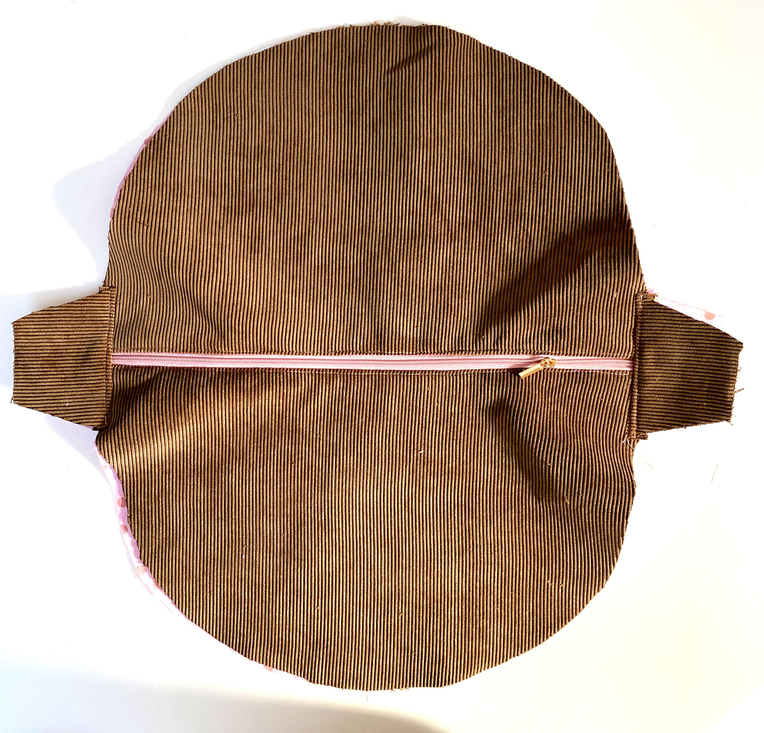 Laschen an der Tasche absteppen 1