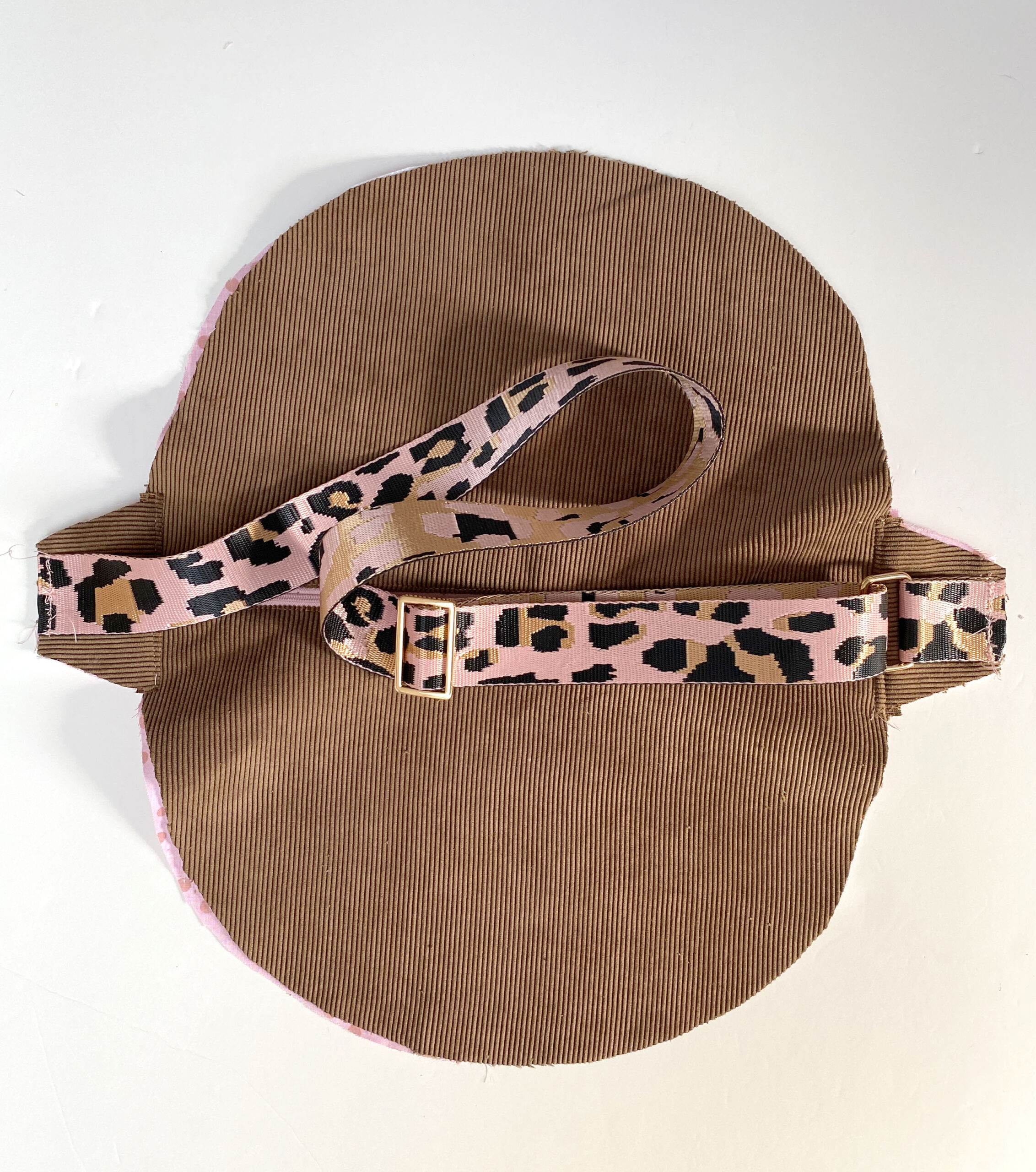 Schnittmuster Tasche - Taschengurt wird fixiert