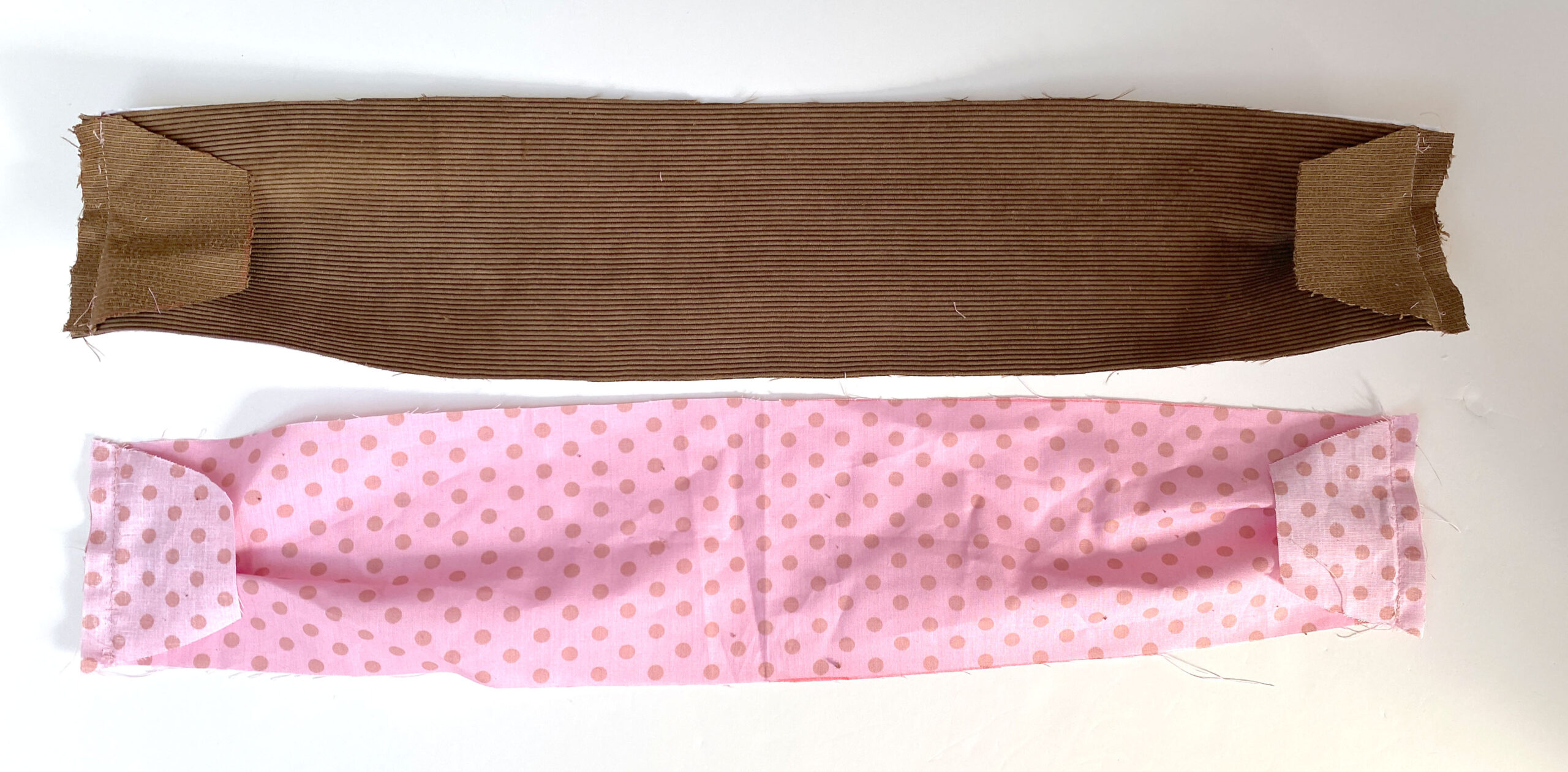 So werden die Taschenböden dieses Schnittmusters Tasche vorbereitet - Schritt 2