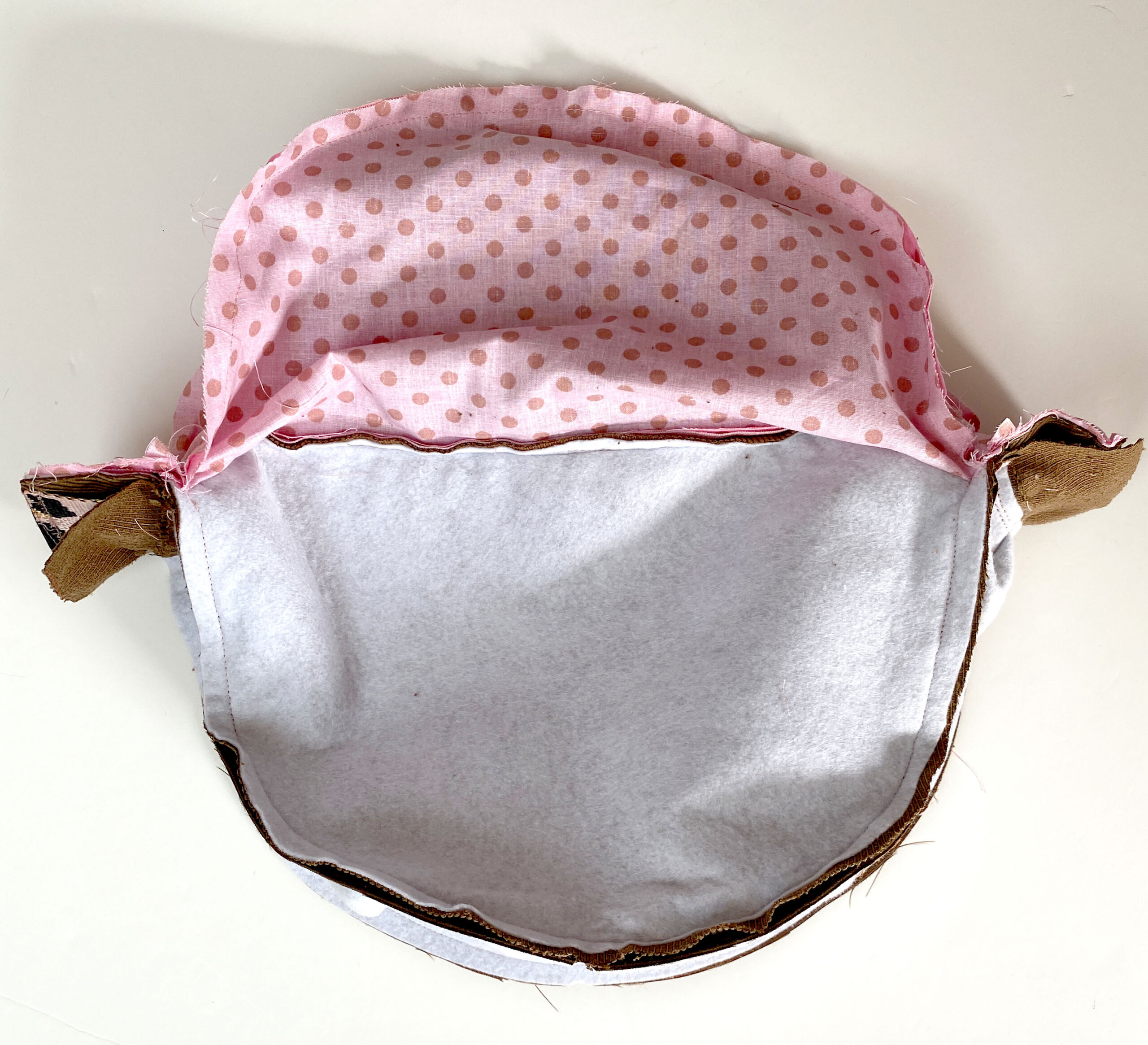 Schnittmuster Tasche - Boden annähen Oberstoff 2